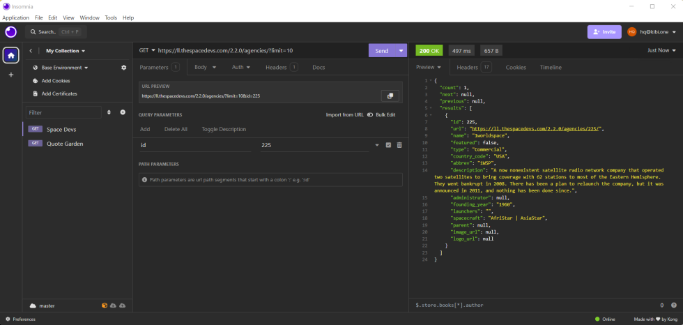 A Beginners Guide to Using Insomnia API